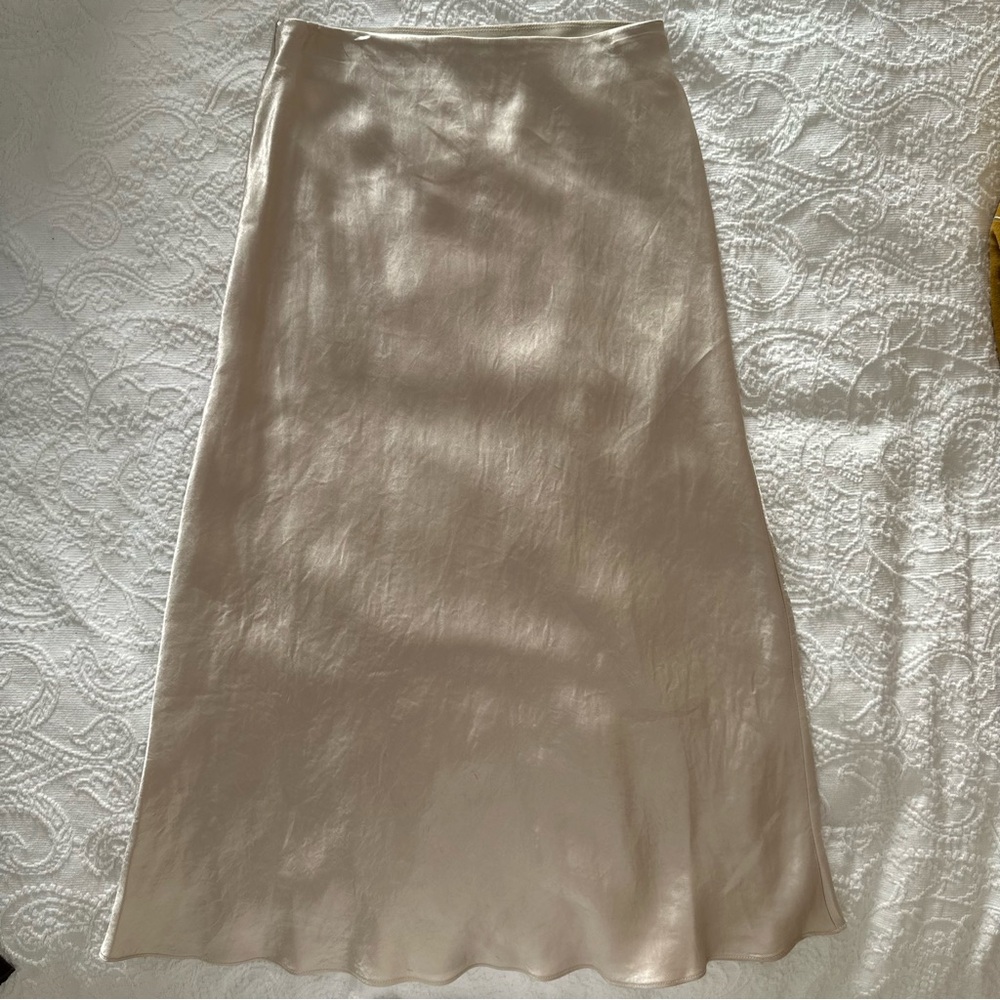 Babaton satin skirt